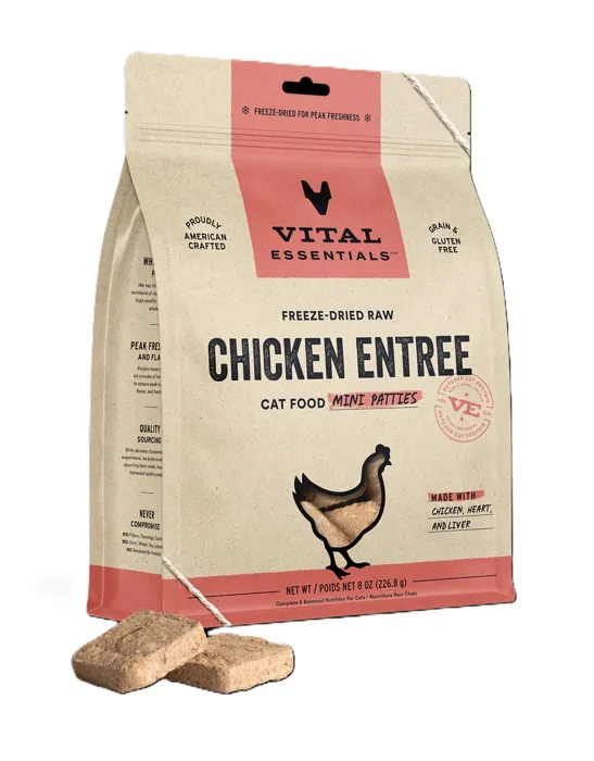 VE FD Cat Chicken Patties 8oz