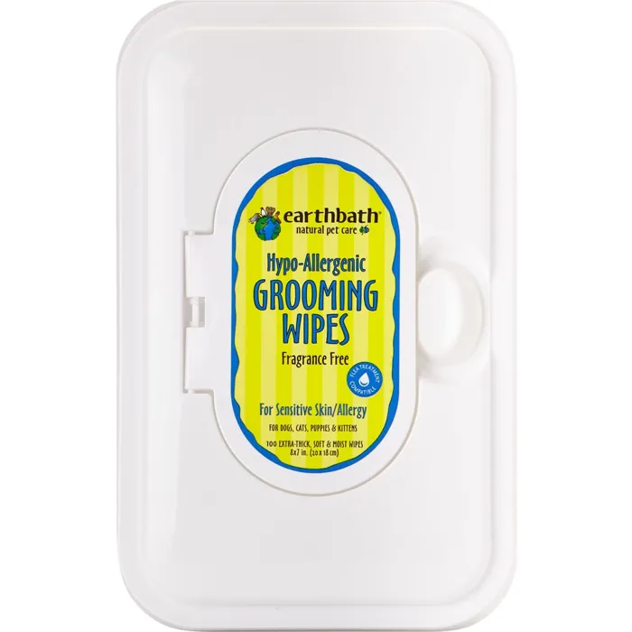 EarthBath Grooming Dog Wipes HypoAllergenic 100 Ct