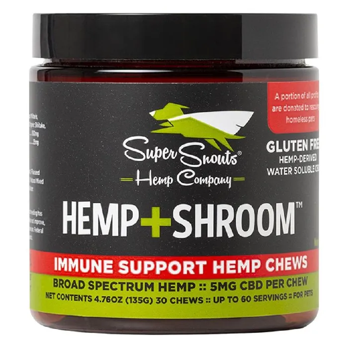 Super Hemp Broad CBD Shroom Chews 30ct