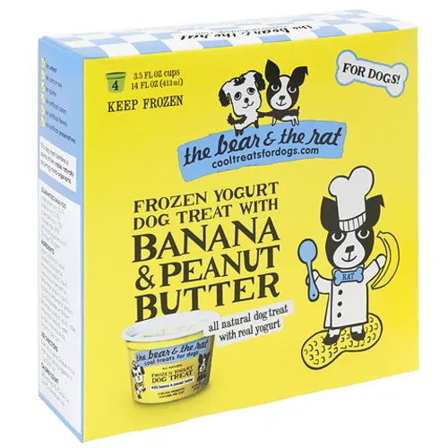 Bear Rat Peanut Butter/Banana 3.5oz 4 pack