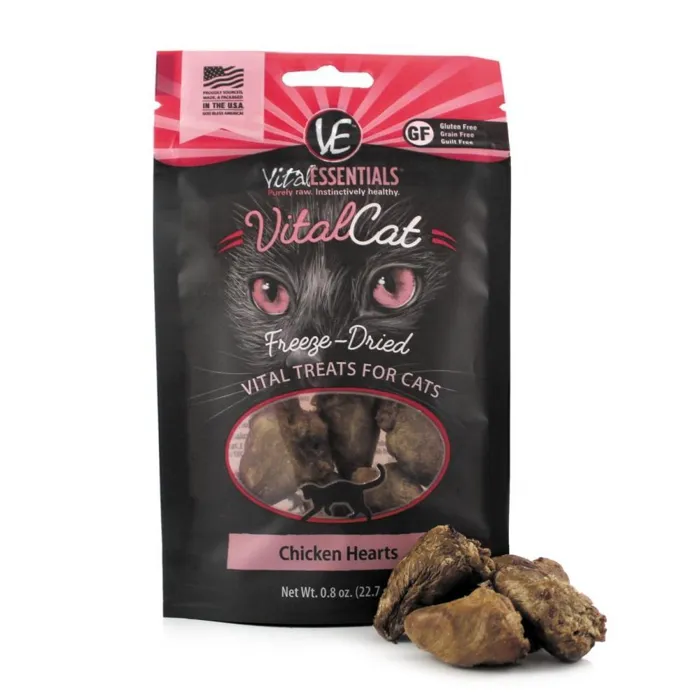 VE Cat Chicken Hearts FD Treat 0.8oz
