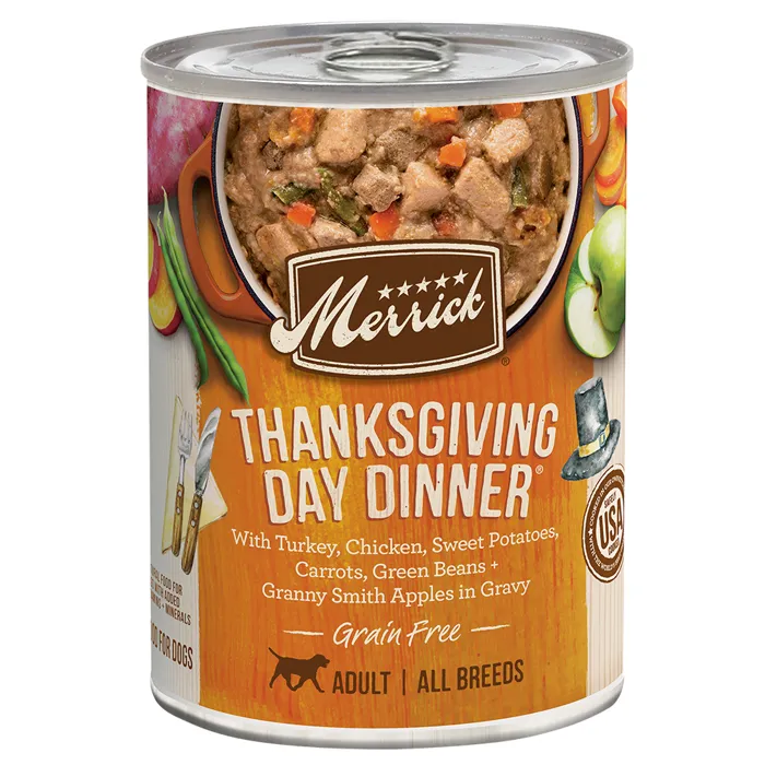 Merrick Dog Thanksgiving Dinner 12.7oz