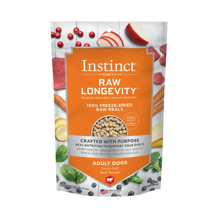 NV Longevity Dog FZD Beef Bites 9.5oz