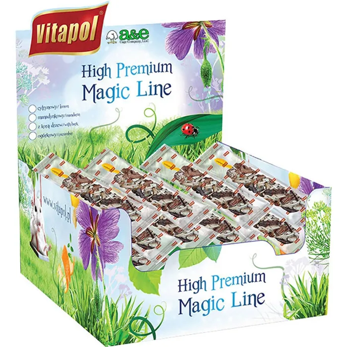 Vitapol Small Animal Treat Bark Display 12pc