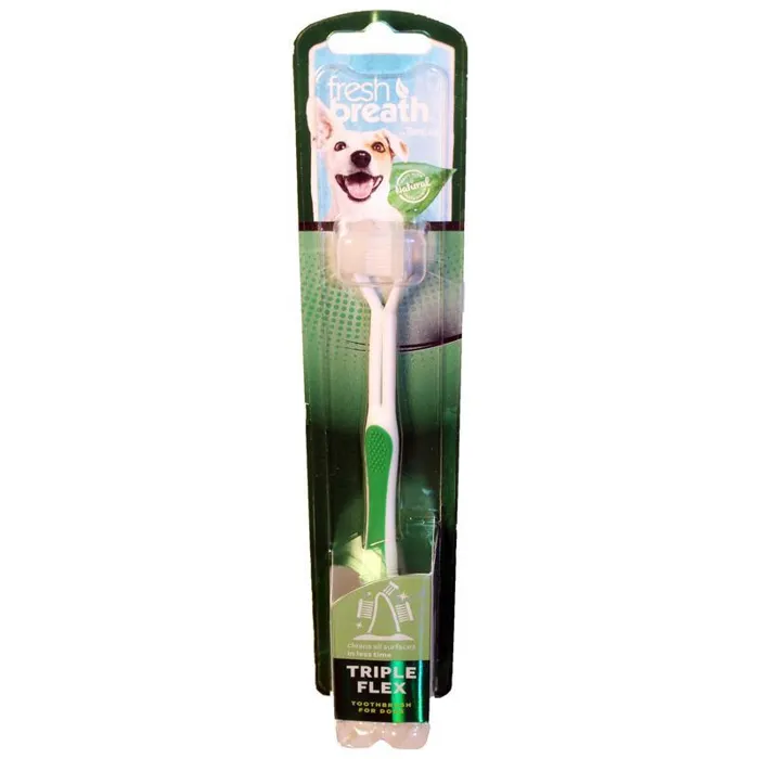 Tropiclean Dog Toothbrush Triple Flex Large