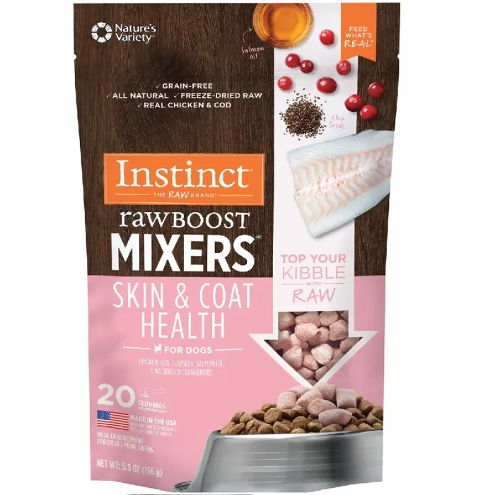 Instinct Raw Boost Mixers Skin & Coat 5.5oz
