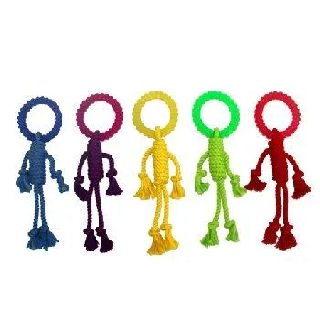Multipet Rope Toy Man w/ TPR 12"