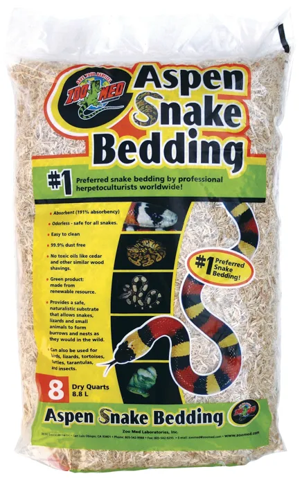 Zoo Med Aspen Snake Bedding 8 Qt