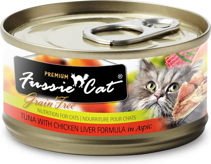 Fussie Cat Tuna with Chicken Liver 2.82oz