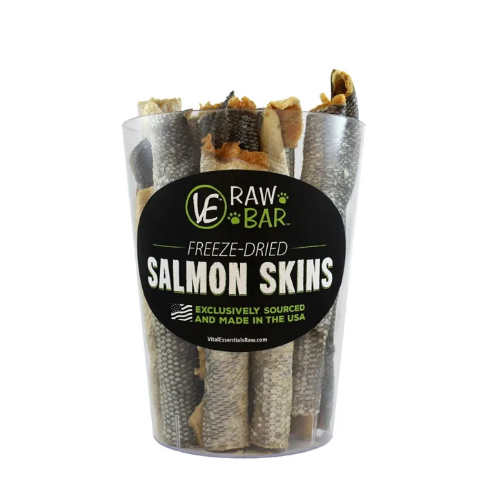 Vital Essentials Raw Bar FD Salmon Skin