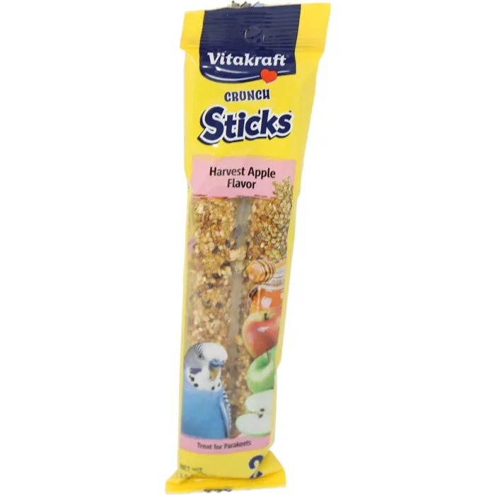 Vitakraft Parakeet Treat Sticks Malt/Apple 1.5oz