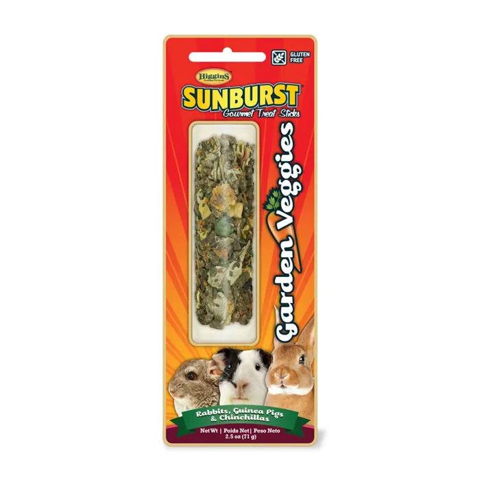 Sunburst Small Animal Treat Stick Veggie 2.5oz