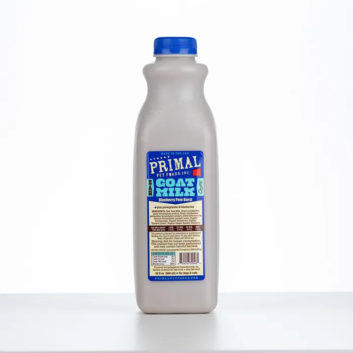 Primal Raw Goat Milk w/ Blueberry 32oz