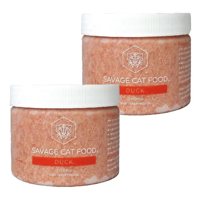 Savage Cat Frozen Duck Tub 12oz
