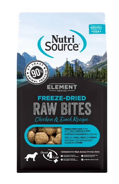 Nutrisource Element FD Raw Bites Chicken/Duck 2.5