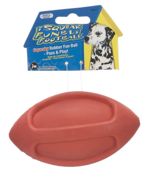 JW TOY ISQUEAK FOOTBALL SMALL