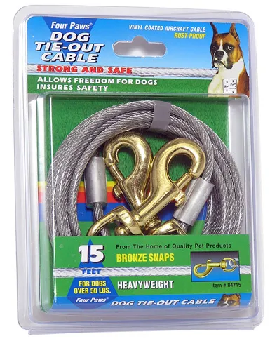Four Paws Tie Out Heavy Weight 15ft