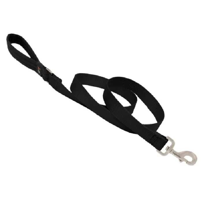 Lupine 1" Black 6' Leash