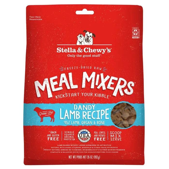 Stella & Chewy Dog Meal Mixers Lamb FD 35oz