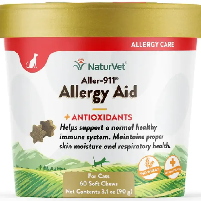 60 Ct. Allergy Aid Plus Antioxidants - Soft Chew Cup - Cat