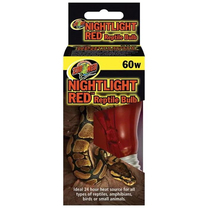 Zoo Med Nightlight Red Heat Bulb 60w