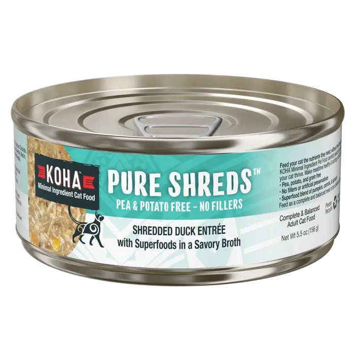 Koha Cat Shreds Duck 5.5oz