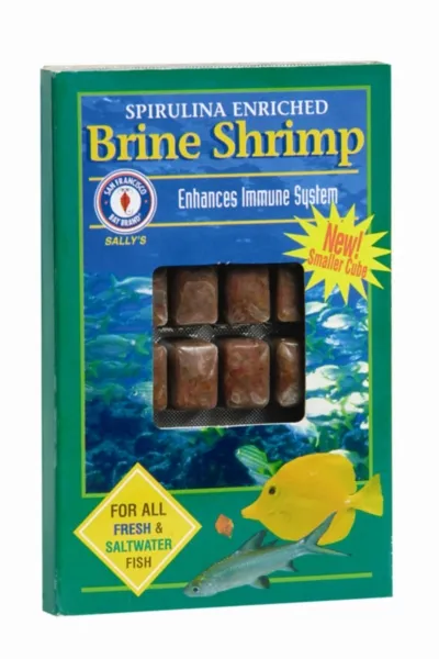 Frozen Spirilina Brine Shrimp Cube 3.5 Oz