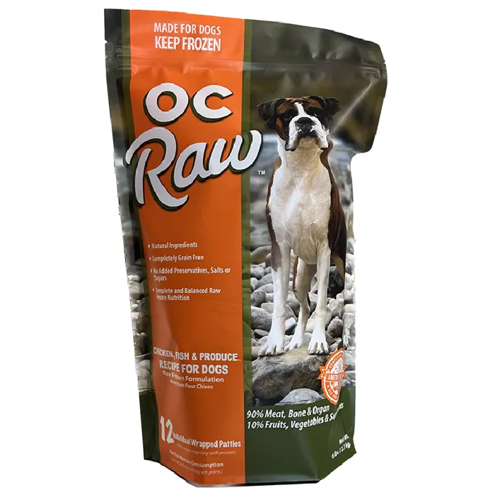 OC Raw Frozen Chicken/Fish Patties 6.5#