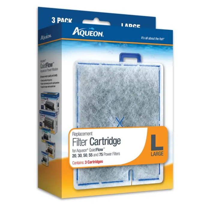 Aqueon Filter Cartridge Large 3 Pack