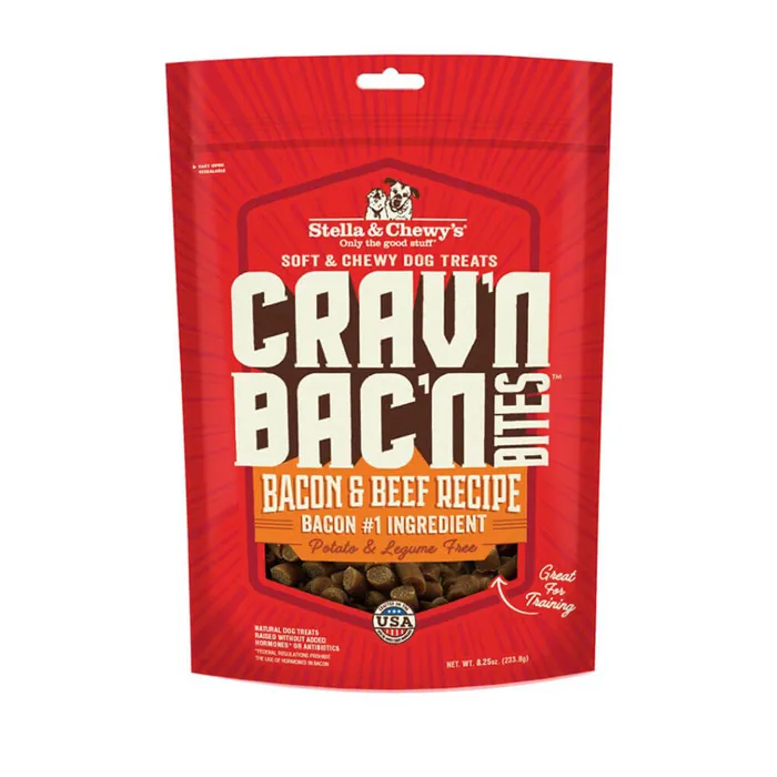 Stella & Chewy's Cravin' Bacon Bites Beef 8.25oz