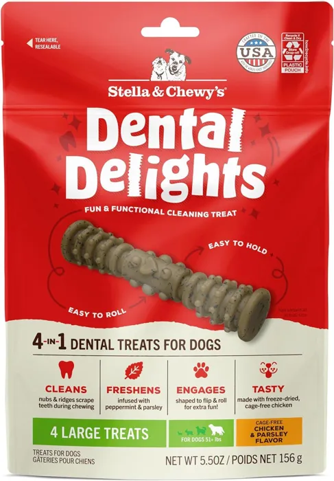 Stella & Chewy's Dental Delights Lg 4pk