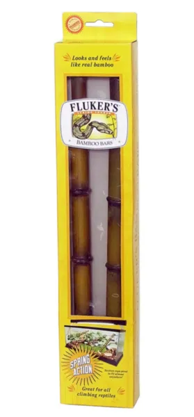 Fluker's Spring Loaded Bamboo Perch 2 pk