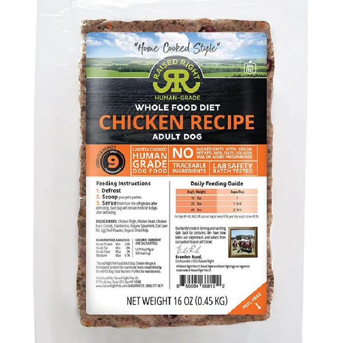 Raised Right Dog Adult Chicken 1#