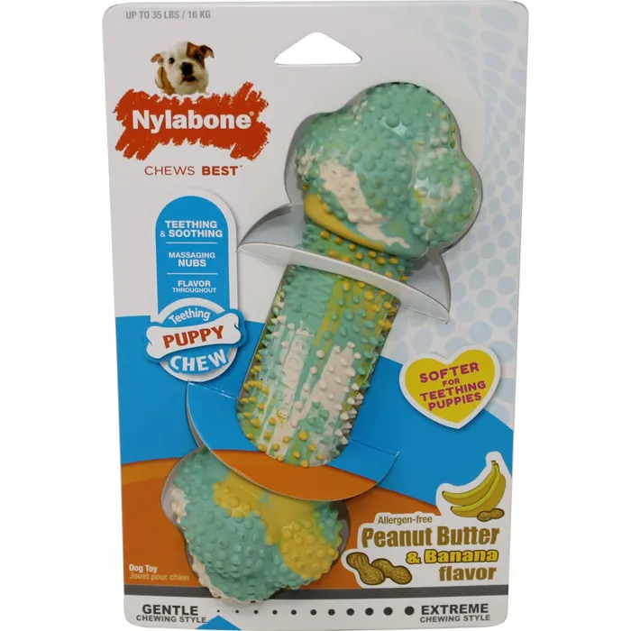 Nylabone Puppy Double Action Chew Wolf