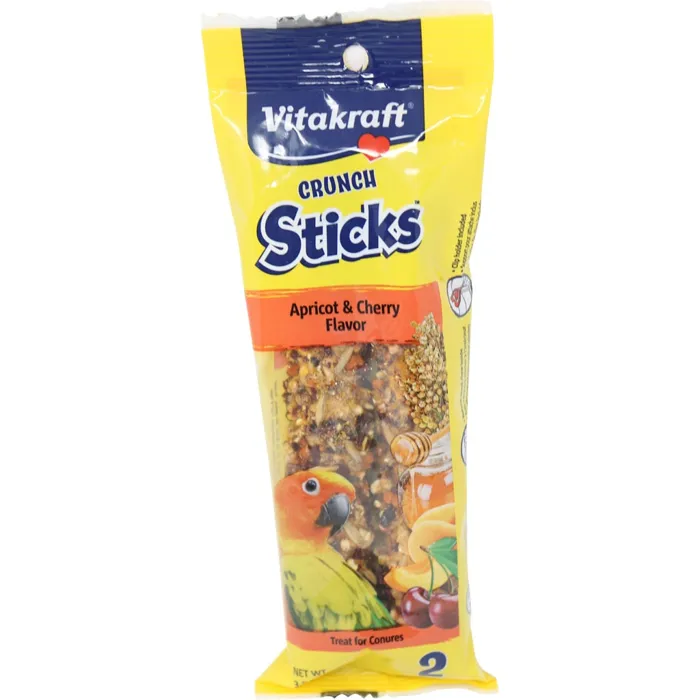 VK Conure Sticks Apricot/Cherry 3.5oz