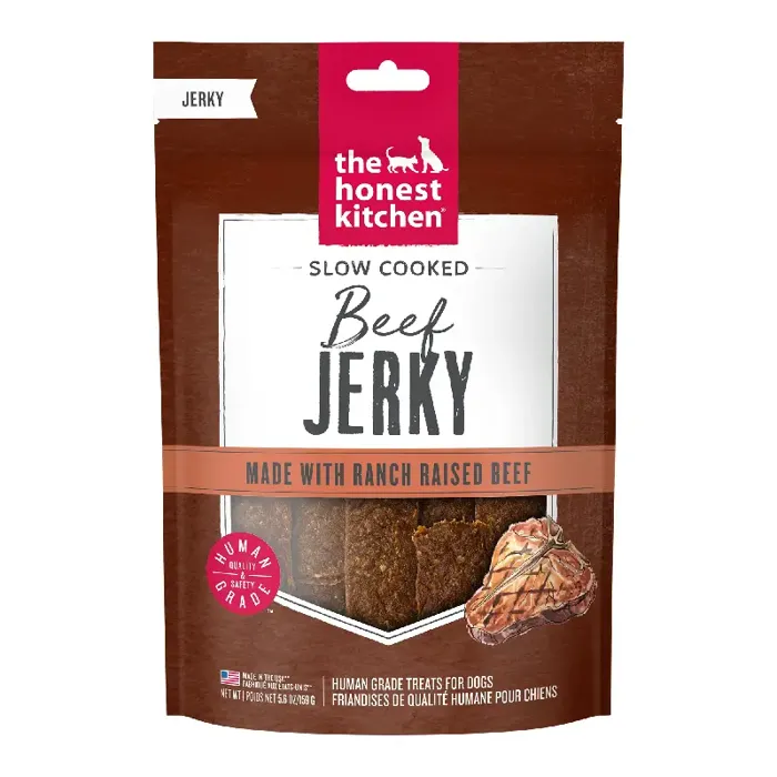 Honest Kitchen Dog Treat Jerky Slow Cooked Beef 6 Oz