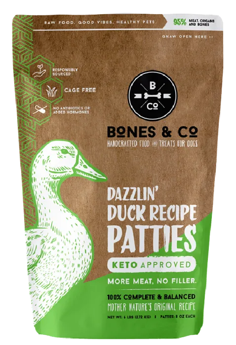 Bones & Co. Dog GF Duck Patty #6