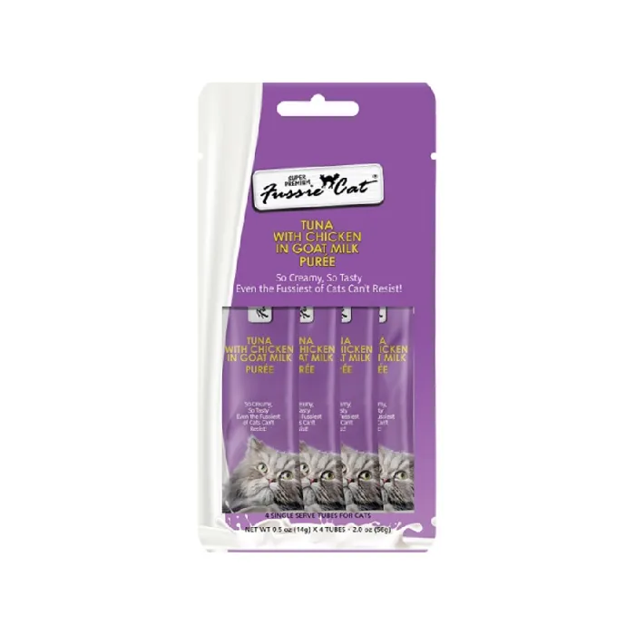 Fussie Cat GM Puree Tuna & Chicken .5oz 4pk