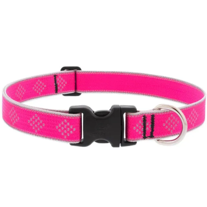 Lupine 1" Adj. Collar Pink Diamond 12-20" 
