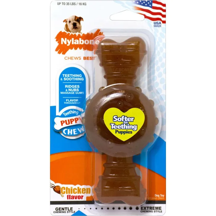 Nylabone Puppy Ring/bone Wolf 4Ea