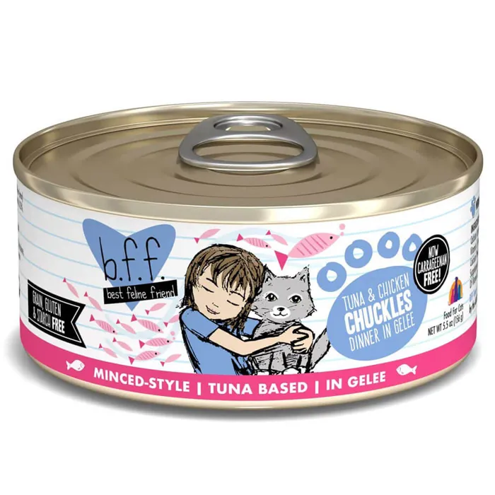 BFF Cat Chuckles Minced Tuna/Chicken 5.5oz