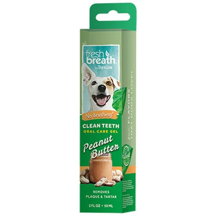 Tropiclean Oral Care Gel Peanut Butter 2oz