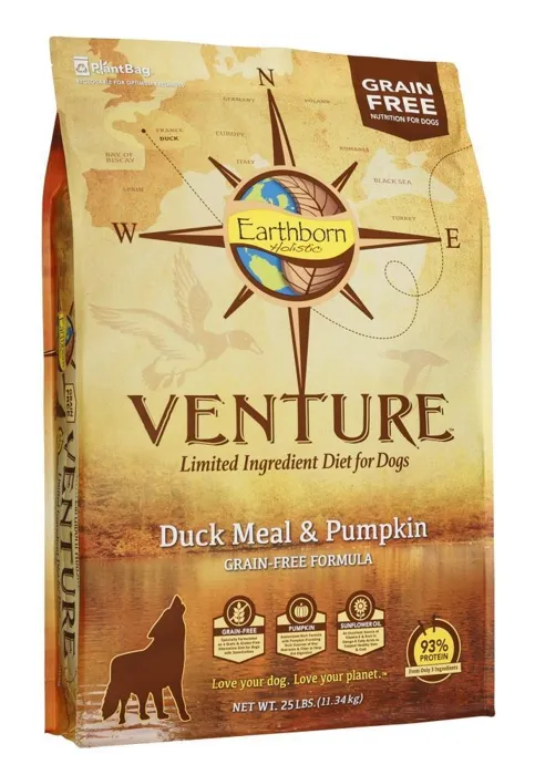 Venture Grain Free Duck Meal & Pumpkin Dry Dog Food 25-lb