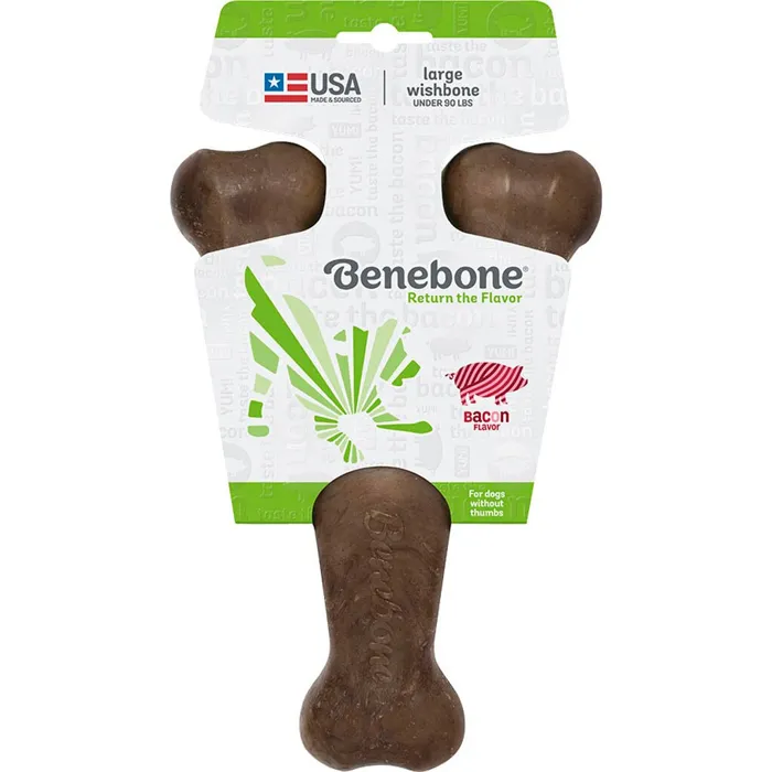Benebone Wishbone Bacon Lg