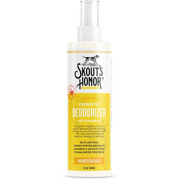Skout's Honor Dog Deodorizer Hnysckl 8oz