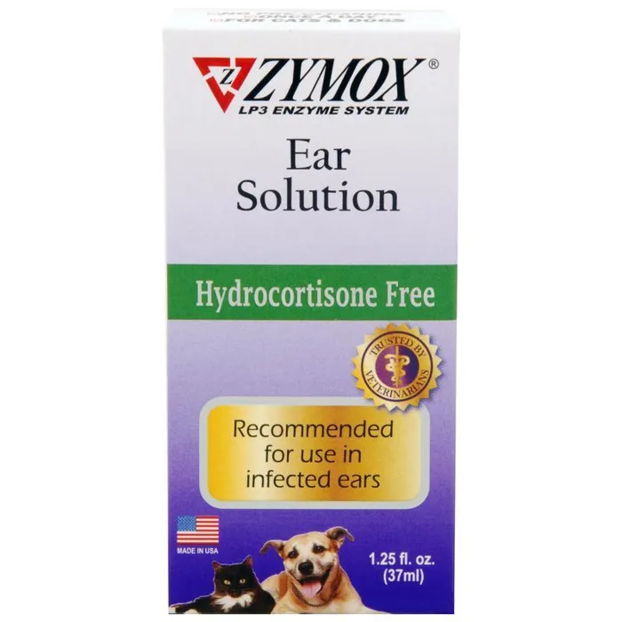Zymox Ear Solution w/o Hydro 1.25oz