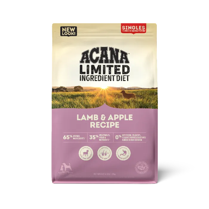 Acana Dog Singles Lamb Apple 4.5#