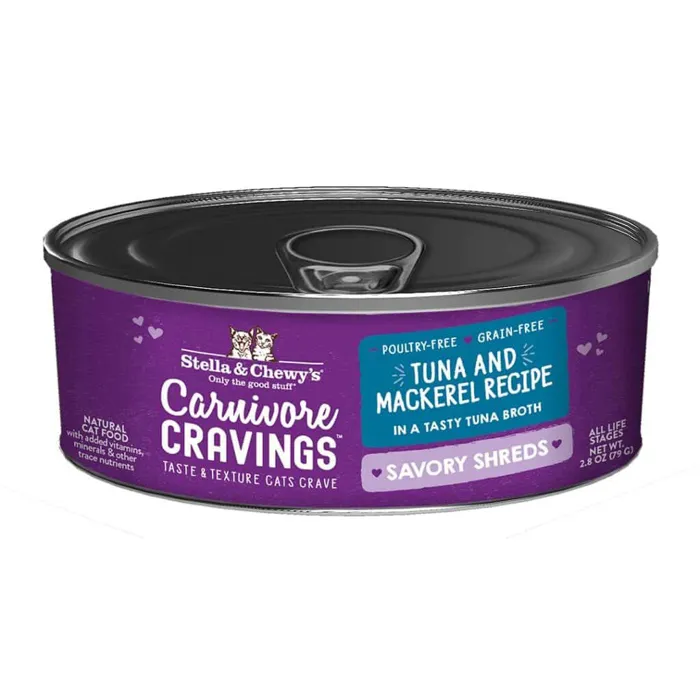 Stella & Chewy's Cat Shred Tuna/Mack 5.2oz