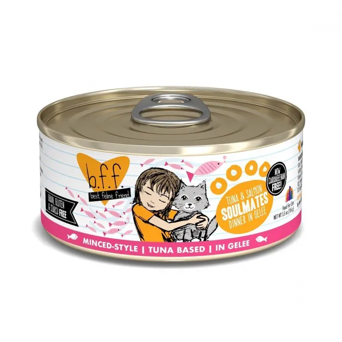 BFF Cat Soulmates Minced Tuna/Salmon 5.5oz