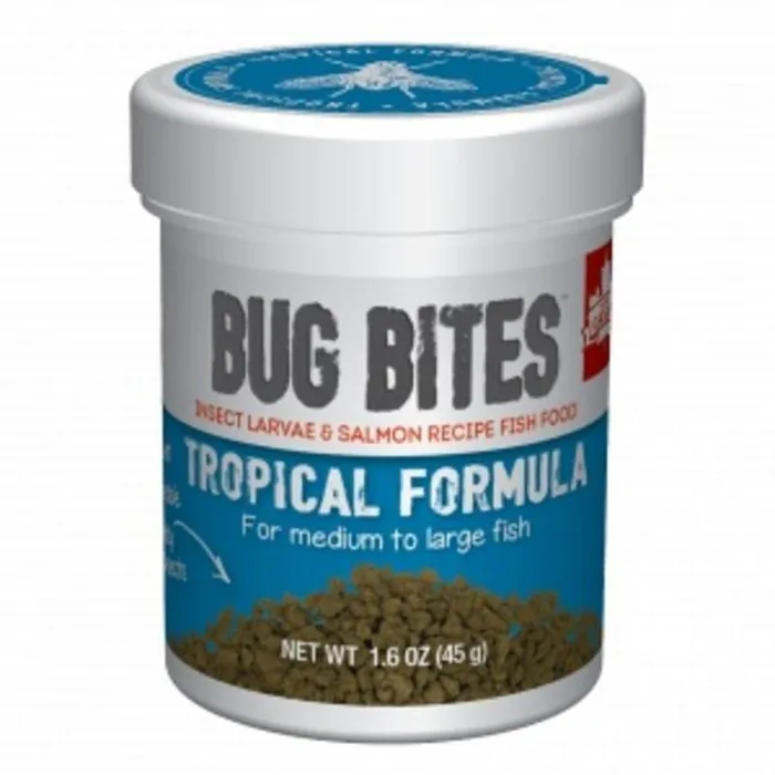 Fluval Bug Bites M-Lg Tropical Granules 1.6oz